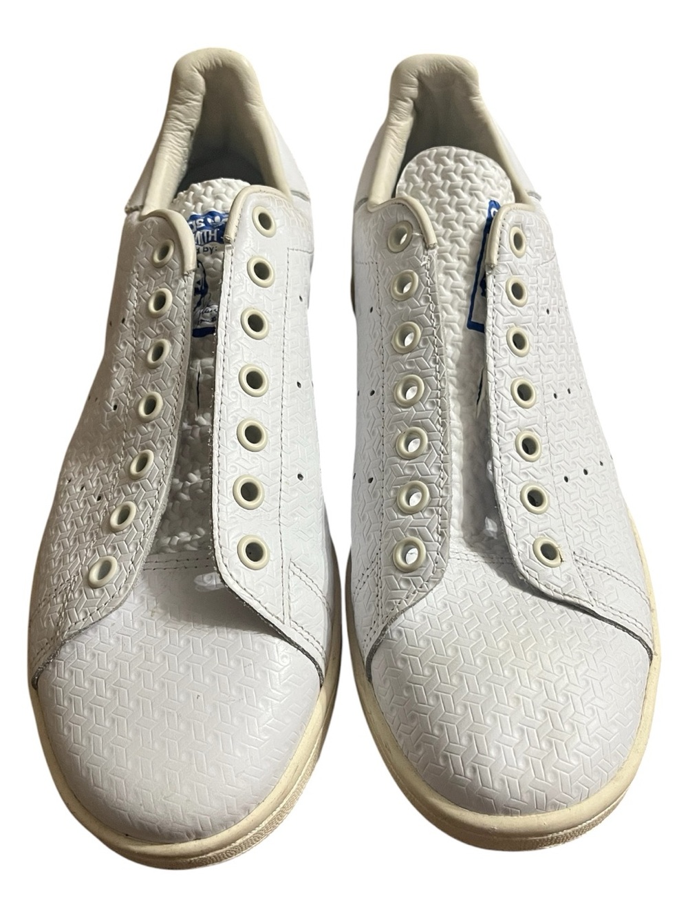 adidas White Women's Sneakers with Textured Upper